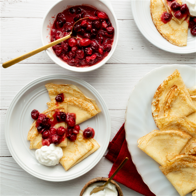 Image of Cranberry Crepes